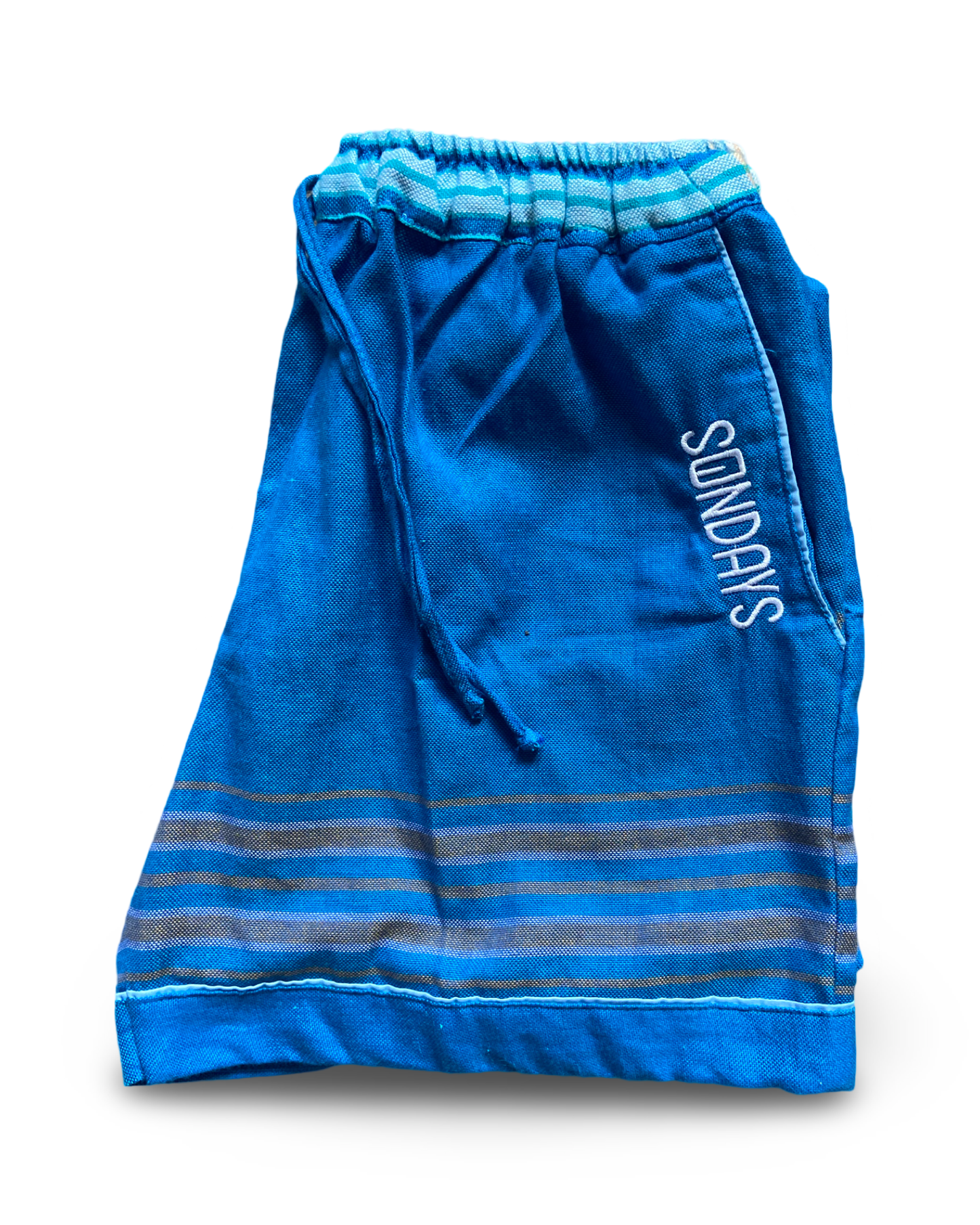 Girls cut kikoy shorts, large