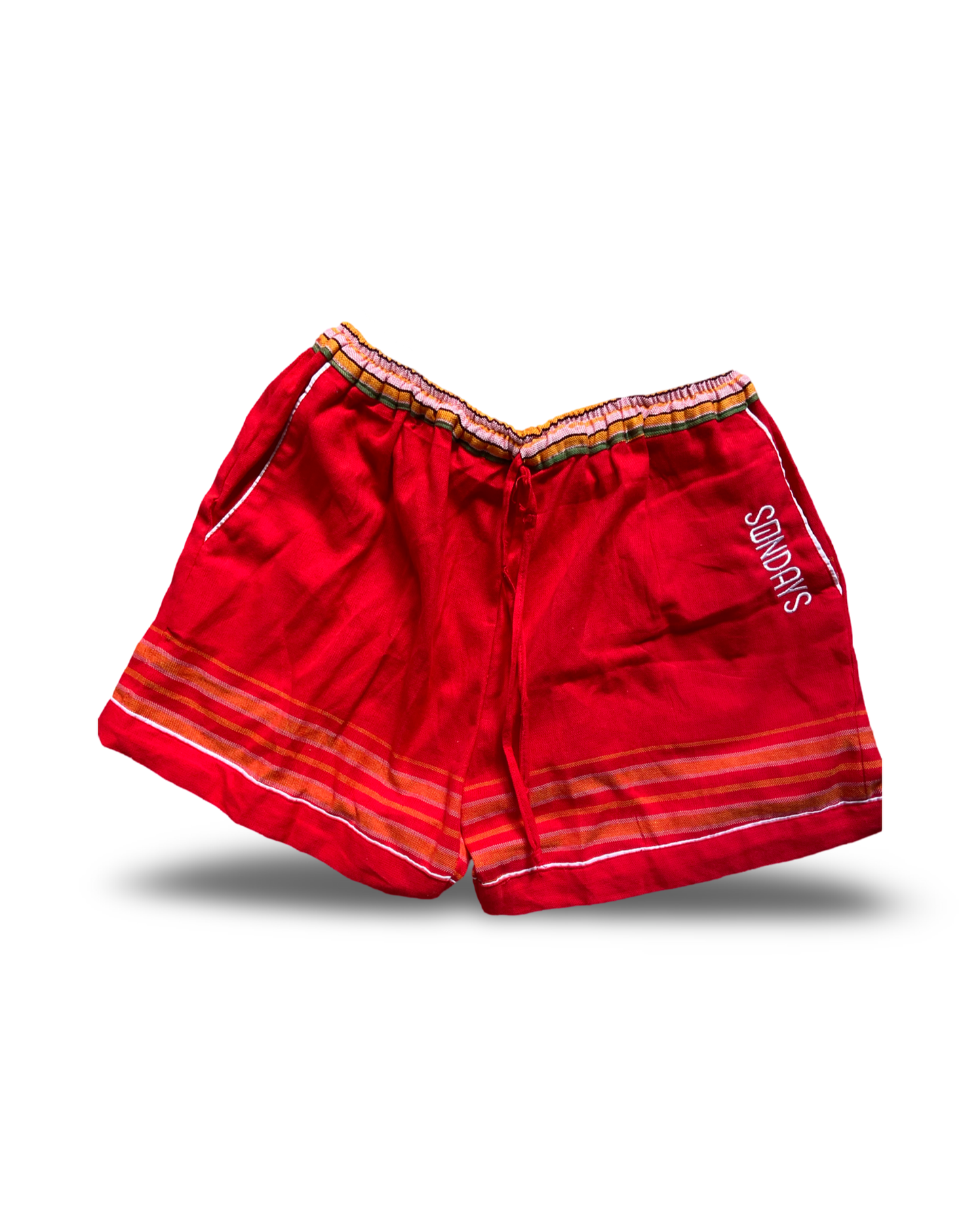 Girls cut kikoy shorts, large