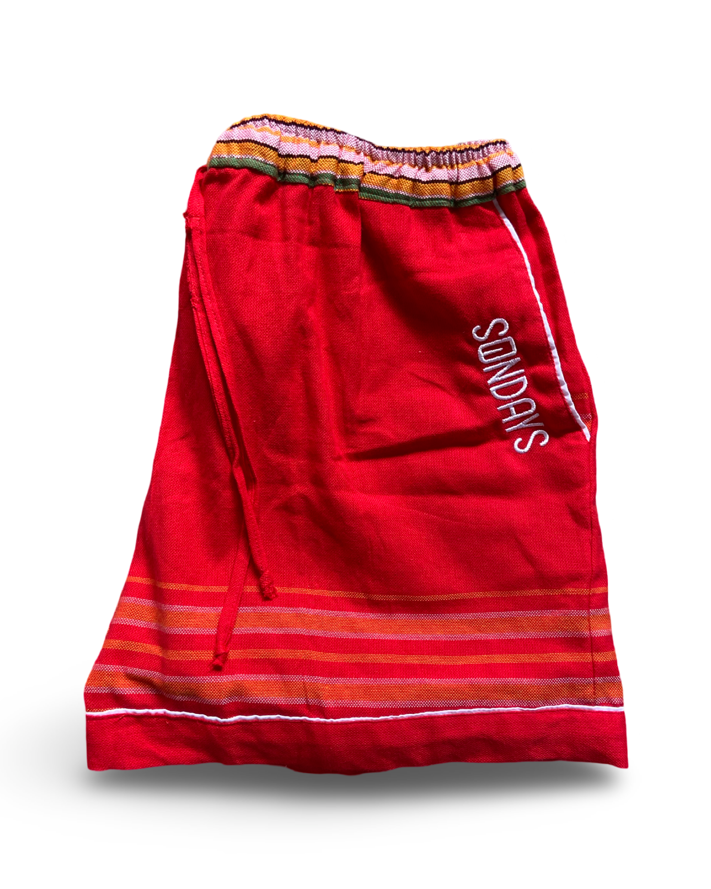 Girls cut kikoy shorts, large